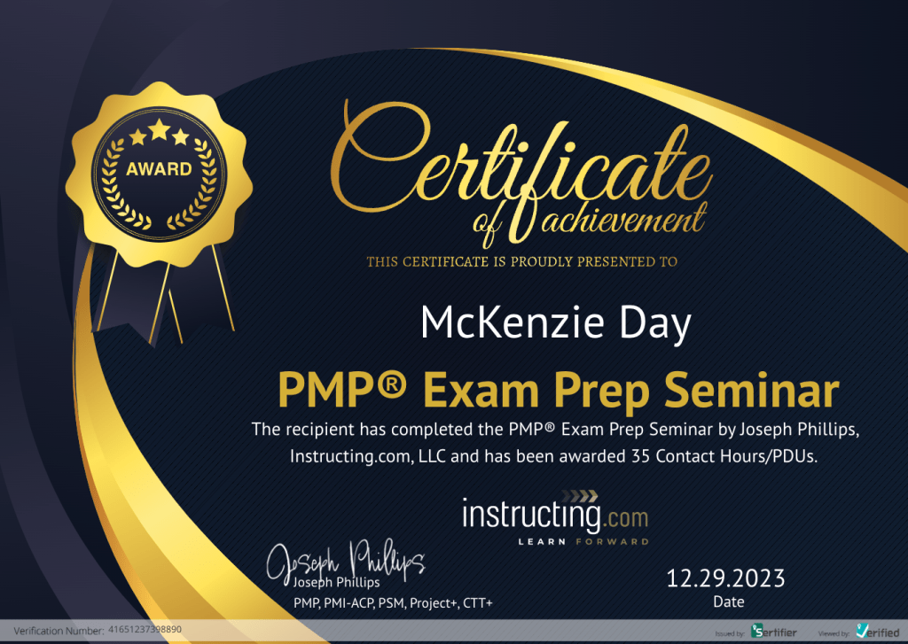 PMP Exam Prep&nbsp;Seminar